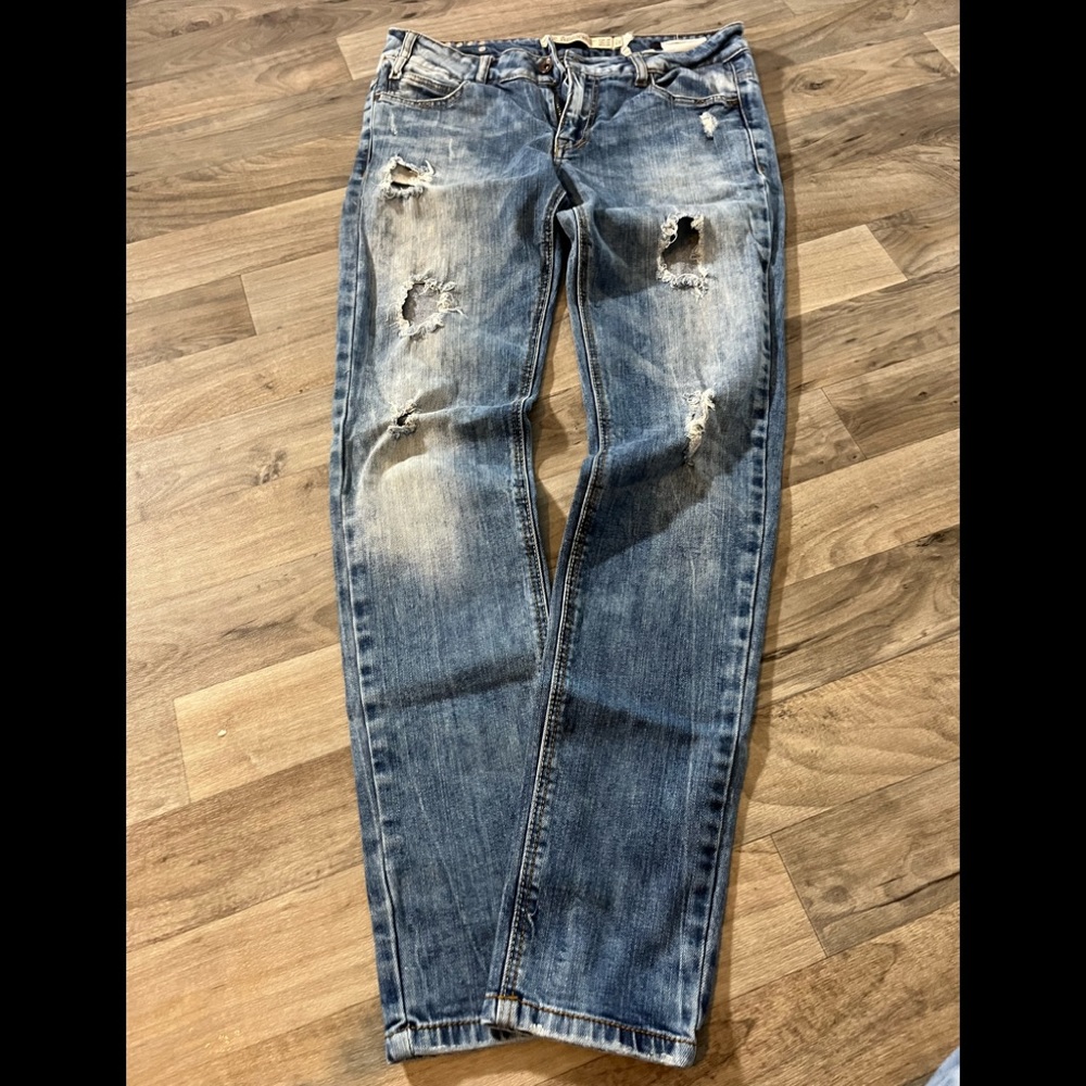 Zara ripped jeans